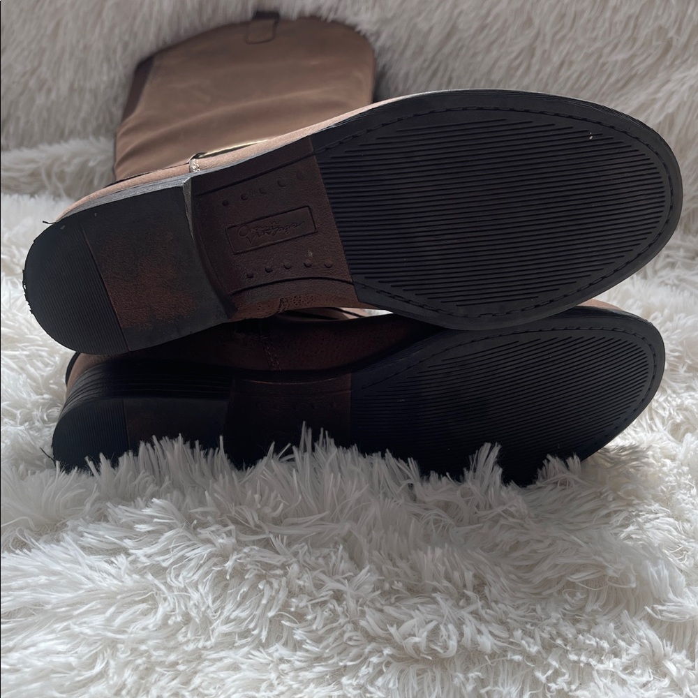 Crown Vintage Brown Ankle Boots - Picture 3 of 4